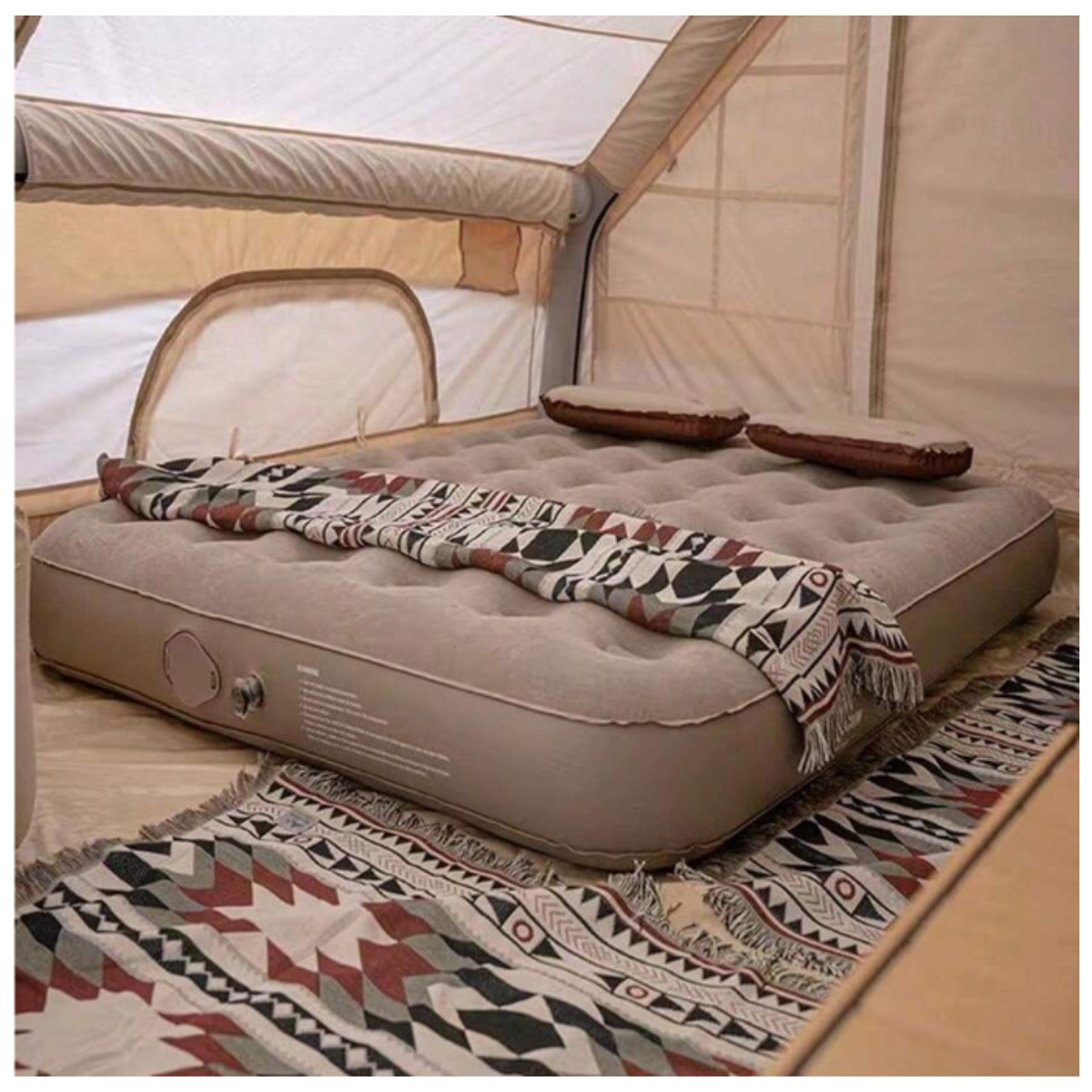 Colchón Inflable Matrimonial + Inflador