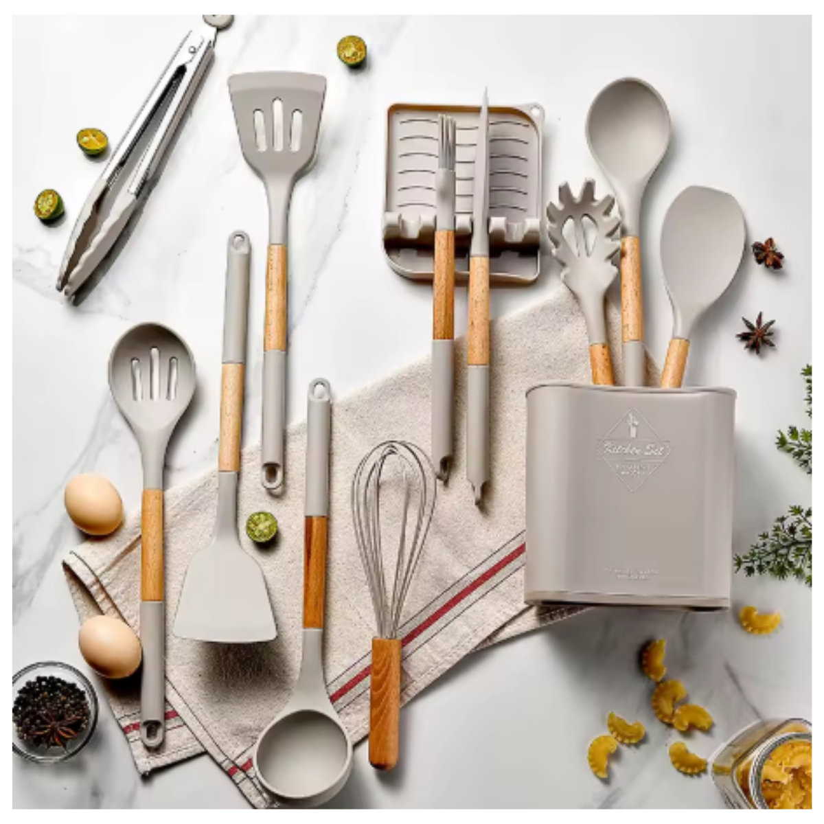 Juego de Silicona 12 Utensilios Cocina