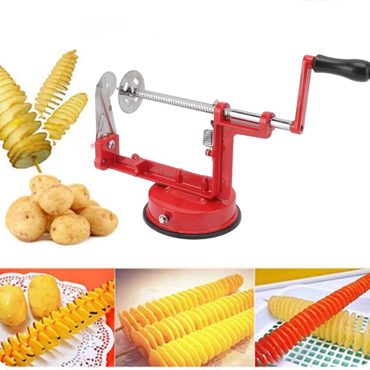 Cortador de Papas en Espiral