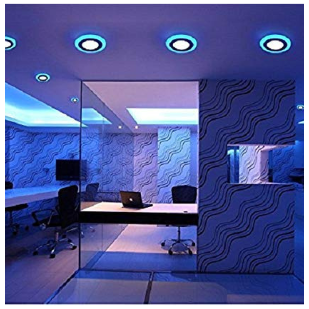 Foco LED Plafón Embutido Bicolor 18W