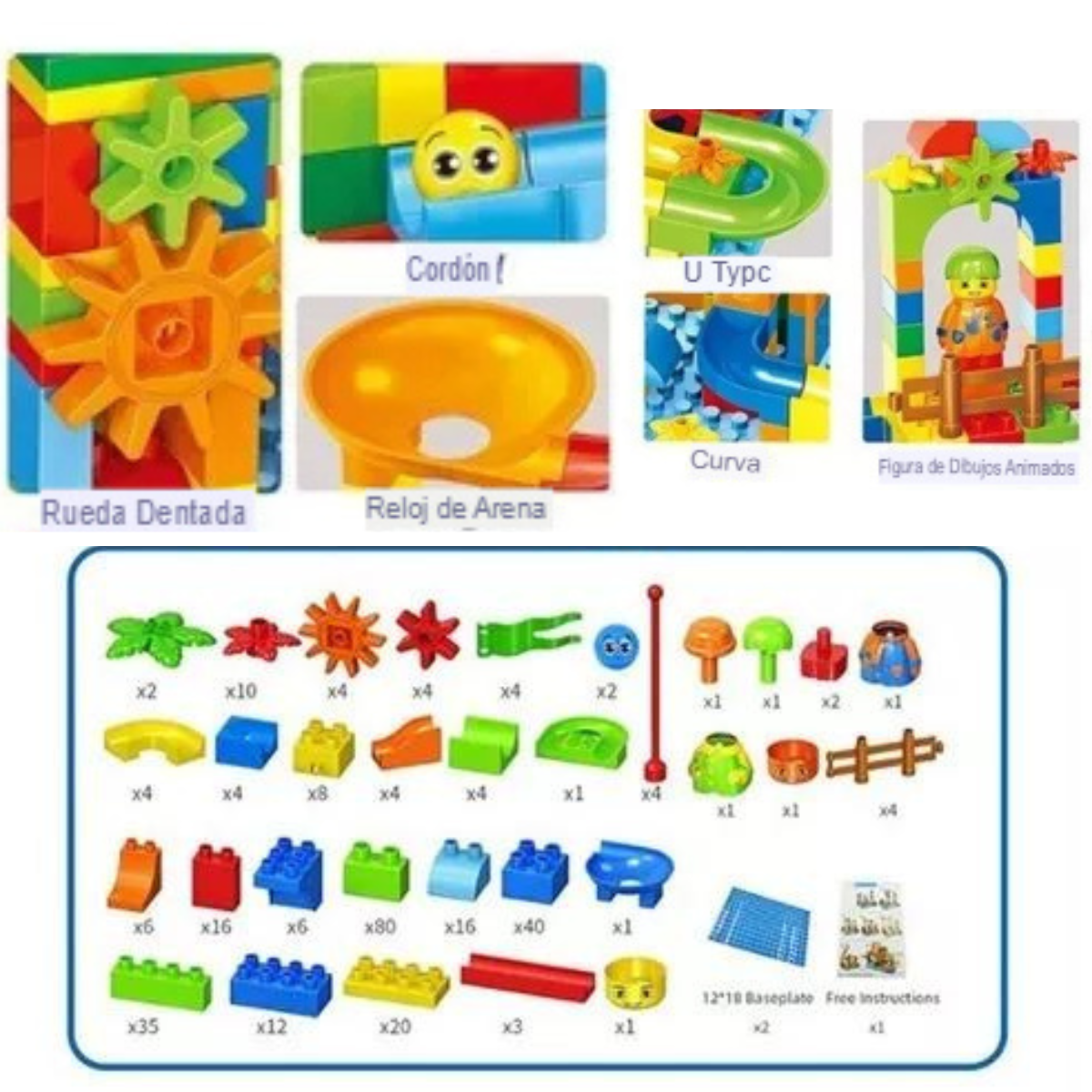 Laberinto Mágico con Canicas para Bebes