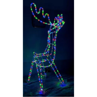 Reno navideño con luces LED 120 cm
