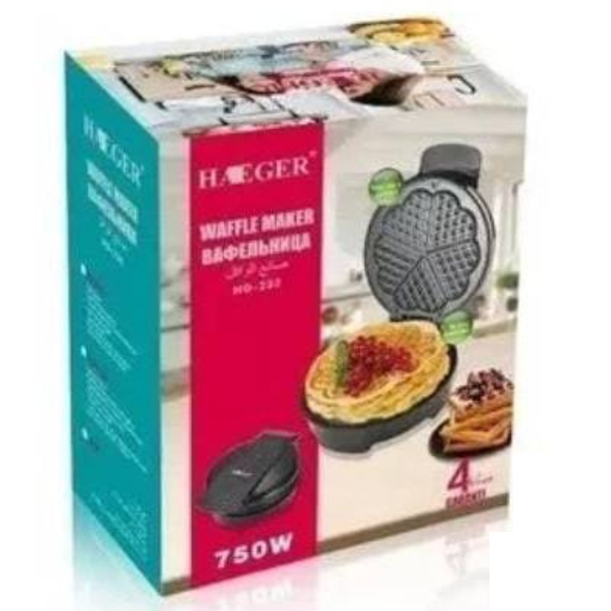 Wafflera Eléctrica Forma de Flor